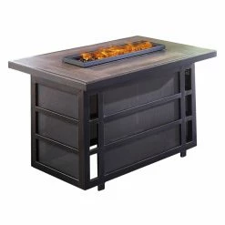 Discount 😀 Conversation Sets Hanover Traditions Aluminum Square Fire Pit Patio Chat Set 😍 -Hammocks store detail2ALMO1321