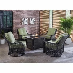Outlet 🌟 Conversation Sets Hanover Orleans 5 Piece Fire Pit Patio Chat Set 🎉 13 Outlet 🌟 Conversation Sets Hanover Orleans 5 Piece Fire Pit Patio Chat Set 🎉 -Hammocks store detail2ALMO1490