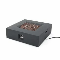 Best Sale 🌟 Best Selling Home Conversation Sets Cape Coral Aluminum 5 Piece Square Fire Pit Patio Set 🧨 -Hammocks store detail2BSHD3357