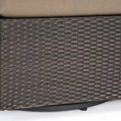 Best Sale ❤️ Best Selling Home Decor Conversation Sets Blessing Outdoor Wicker 4 Seater Swivel Club Chairs With Fire Pit Set 👏 -Hammocks store detail2BSHD4566