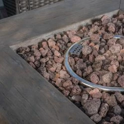 Cheapest 🌟 Best Selling Home Decor Conversation Sets Yamato Outdoor Wicker Swivel Club Chair And Fire Pit Set - 5 Piece Dark Brown - Beige - And Natural ⌛ -Hammocks store detail2BSHD4610