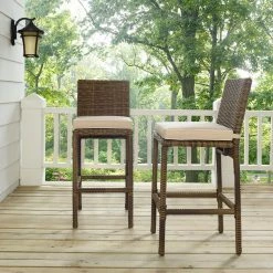 Discount 🔥 Side Chairs Crosley Bradenton Wicker Bar Stool - Set Of 2 ❤️ 13 Discount 🔥 Side Chairs Crosley Bradenton Wicker Bar Stool - Set Of 2 ❤️ -Hammocks store detail2CRY657