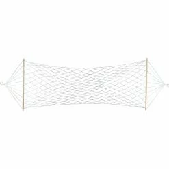 Budget 🔔 Fabric Northlight 78 In. Lattice Macramé Rope Spreader Bar Hammock 😍 -Hammocks store detail2GORD4863