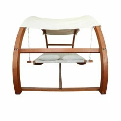 Brand new 🔥 Fabric Leisure Season Double Swing Bed With Canopy 👍 -Hammocks store detail2LSL048