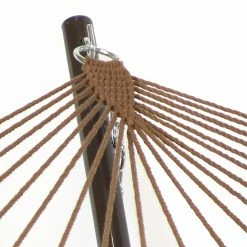 New ✔️ Sunnydaze Decor 11 Ft. Sunnydaze Polyester Rope Double Hammock With Spreader Bar And Stand 😀 -Hammocks store detail2NETH043