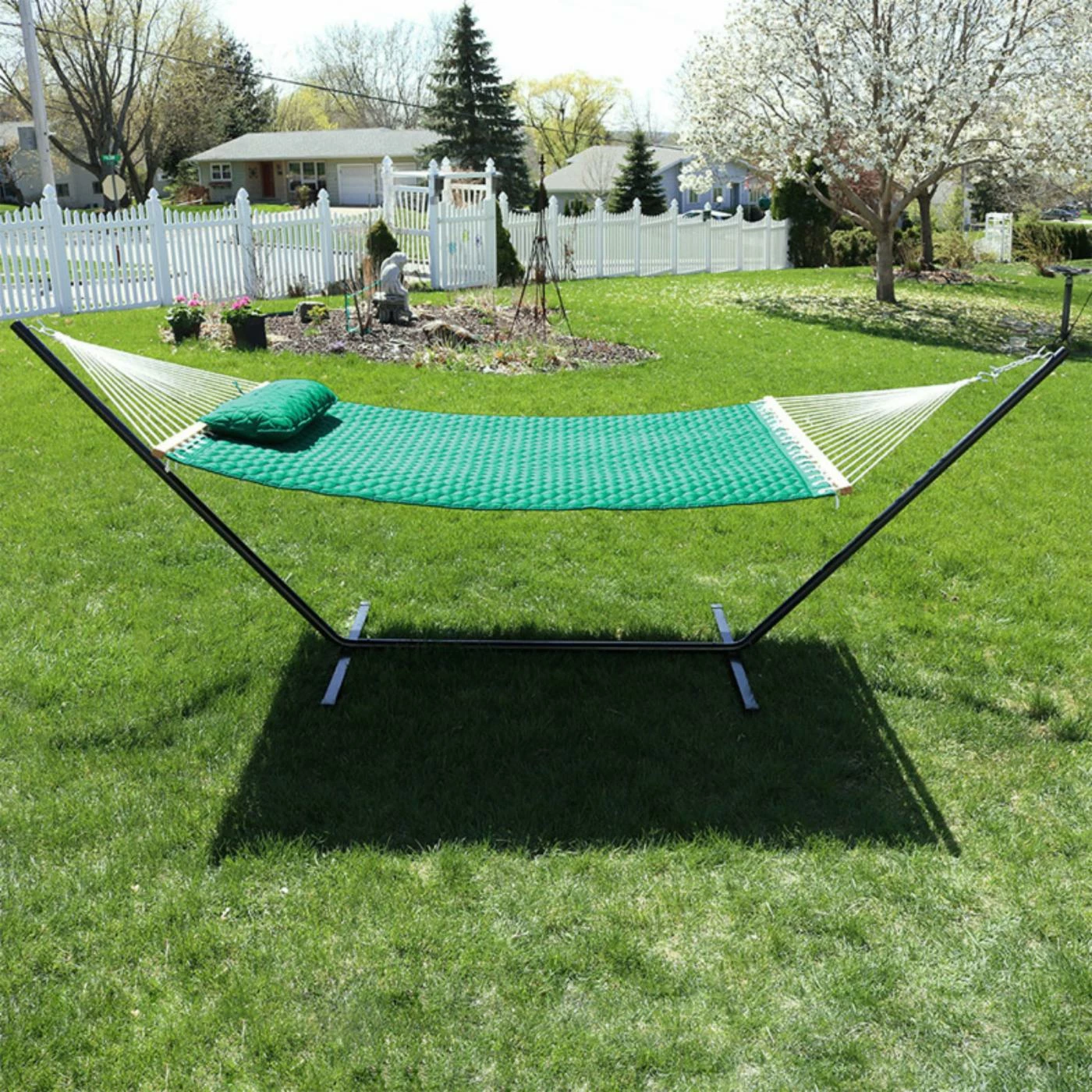 Coupon ๐ Sunnydaze Decor Quilted 2 Person Freestanding Hammock With Spreader Bar And Stand ๐ฅฐ 4 Coupon ๐ Sunnydaze Decor Quilted 2 Person Freestanding Hammock With Spreader Bar And Stand ๐ฅฐ - Image 4