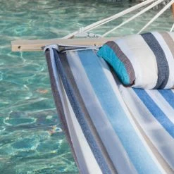 Best deal 🔔 Fabric HN Outdoor Kearny Hammock With Stand 🌟 -Hammocks store detail3BSHD1316