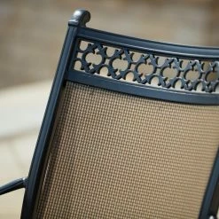 Deals ⌛ Patio Dining Sets Darlee Mountain View 9 Piece Aluminum Square Fire Pit Patio Dining Set ⭐ -Hammocks store detail3ELIT708