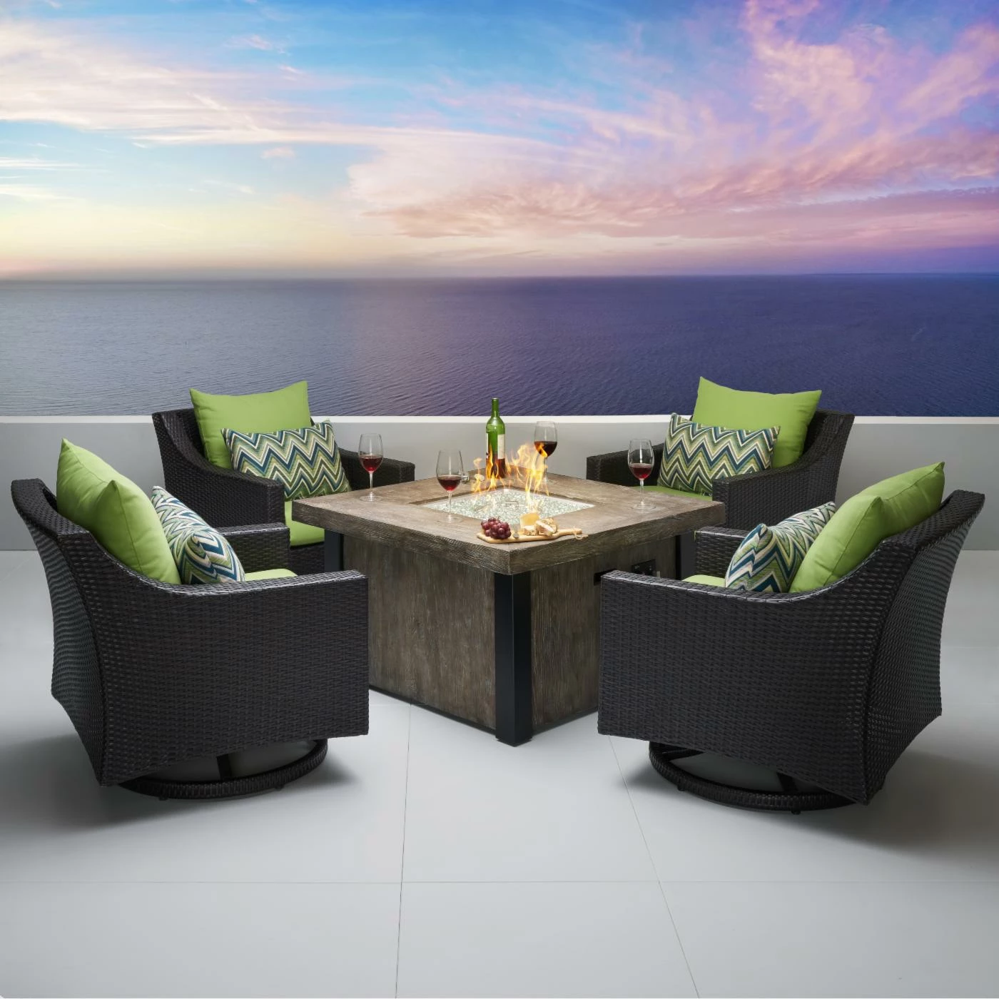 Hot Sale ๐งจ RST Brands Conversation Sets RST Deco Wicker 5 Piece Motion Fire Pit Chat Set ๐ 6 Hot Sale ๐งจ RST Brands Conversation Sets RST Deco Wicker 5 Piece Motion Fire Pit Chat Set ๐ - Image 6