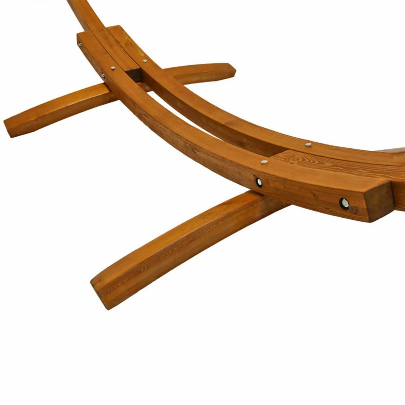 Best Sale 🥰 Sunnydaze Decor Double Wide 13 Ft. Rope Hammock With Spreader Bars And Curved Arc Wood Stand 🌟 6 Best Sale 🥰 Sunnydaze Decor Double Wide 13 Ft. Rope Hammock With Spreader Bars And Curved Arc Wood Stand 🌟 - Image 6