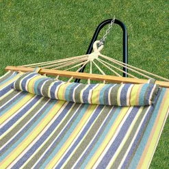 Wholesale 🔔 Fabric Bliss Hammocks 48 In. Hammock With Pillow 🤩 -Hammocks store detail3SOE363