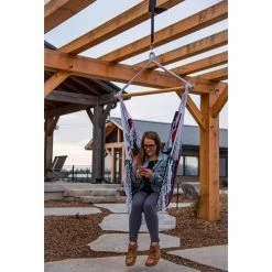 Best deal 🧨 Fabric Vivere Brazilian Hammock Chair 🌟 -Hammocks store detail3VIV069