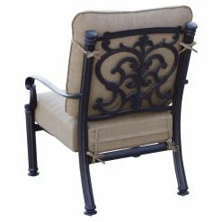 Budget 👍 Conversation Sets Darlee Santa Barbara 5 Piece Aluminum Round Fire Pit Patio Set ✔️ -Hammocks store detail4ELIT640