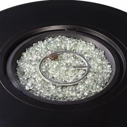 Outlet 🔥 Conversation Sets Oakland Living Rica Cliff Aluminum 5 Piece Propane Fire Pit Chat Set 💯 -Hammocks store detail4OL1107