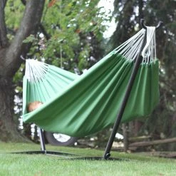 Wholesale 👍 Quilted Vivere Hammocks Dupione Sand Sunbrella Fabric Single Hammock And Stand Set 🎉 -Hammocks store detail4VIV011