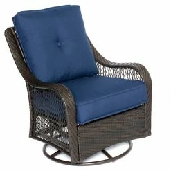 Wholesale 😉 Conversation Sets Hanover Orleans 4 Piece Wicker Fire Pit Conversation Set ✔️ -Hammocks store detail5ALMO319