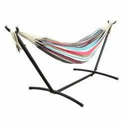 New ๐ Fabric Sunnydaze Decor Brazilian Double Hammock With Stand ๐ 17 New ๐ Fabric Sunnydaze Decor Brazilian Double Hammock With Stand ๐ -Hammocks store detail5NETH714