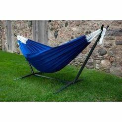 Best reviews of 🧨 Hand Woven Vivere 9 Ft. Polyester Double Hammock With Stand 🔥 -Hammocks store detail5VIV083