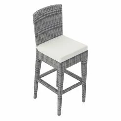 Budget ✨ Bar Height Chairs Harmonia Living Urbana Bar Chair With Optional Sunbrella Cushion 💯 -Hammocks store detail6LTDO106