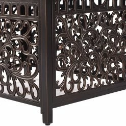 Budget 👍 Conversation Sets Oakland Living Hudson Cabos Aluminum 5 Piece Propane Fire Pit Chat Set 🥰 -Hammocks store detail6OL1125