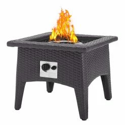 Promo 🔥 Conversation Sets Modway Convene 3 Piece Outdoor Patio Set With Fire Pit 😉 -Hammocks store detail7EEI2438