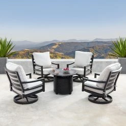 New โจ Conversation Sets Oakland Living Hudson Ritz Aluminum 5 Piece Propane Fire Pit Chat Set ๐ 19 New โจ Conversation Sets Oakland Living Hudson Ritz Aluminum 5 Piece Propane Fire Pit Chat Set ๐ -Hammocks store detail7OL1084