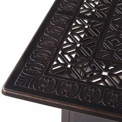 Cheapest ⌛ Conversation Sets Oakland Living Finland Ronin Aluminum 5 Piece Propane Fire Pit Chat Set 😉 -Hammocks store detail7OL1094