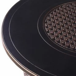 Outlet 😉 Conversation Sets Oakland Living Hudson Cliff Aluminum 5 Piece Propane Fire Pit Chat Set 👍 -Hammocks store detail7OL1119