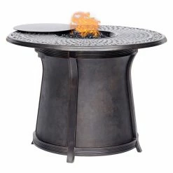 Best Pirce 🛒 Patio Dining Sets Hanover Manor Aluminum Fire Pit Patio Dining Set ❤️ -Hammocks store detailALMO1323