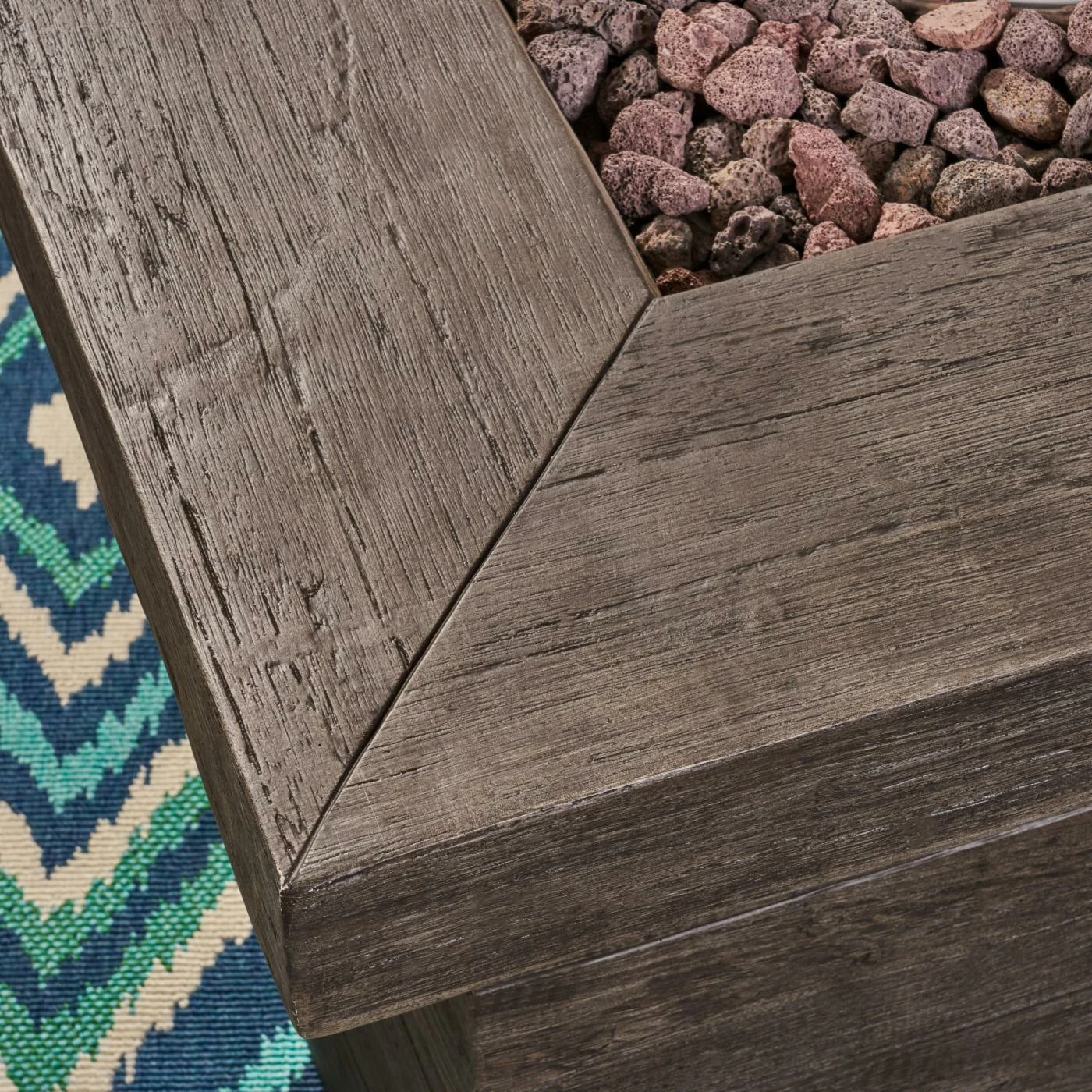 Cheap ๐ Best Selling Home Decor Conversation Sets Kaytlin Outdoor Faux Wicker Club Chair Set With Fire Pit - 2 Seater Brown And Mixed Beige ๐ 3 Cheap ๐ Best Selling Home Decor Conversation Sets Kaytlin Outdoor Faux Wicker Club Chair Set With Fire Pit - 2 Seater Brown And Mixed Beige ๐ - Image 3