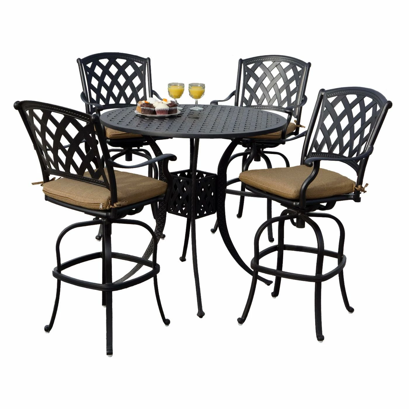 Flash Sale 😉 Bar Height Chairs Darlee Ocean View Patio Bar Height Stool With Cushion ✔️ 3 Flash Sale 😉 Bar Height Chairs Darlee Ocean View Patio Bar Height Stool With Cushion ✔️ - Image 3