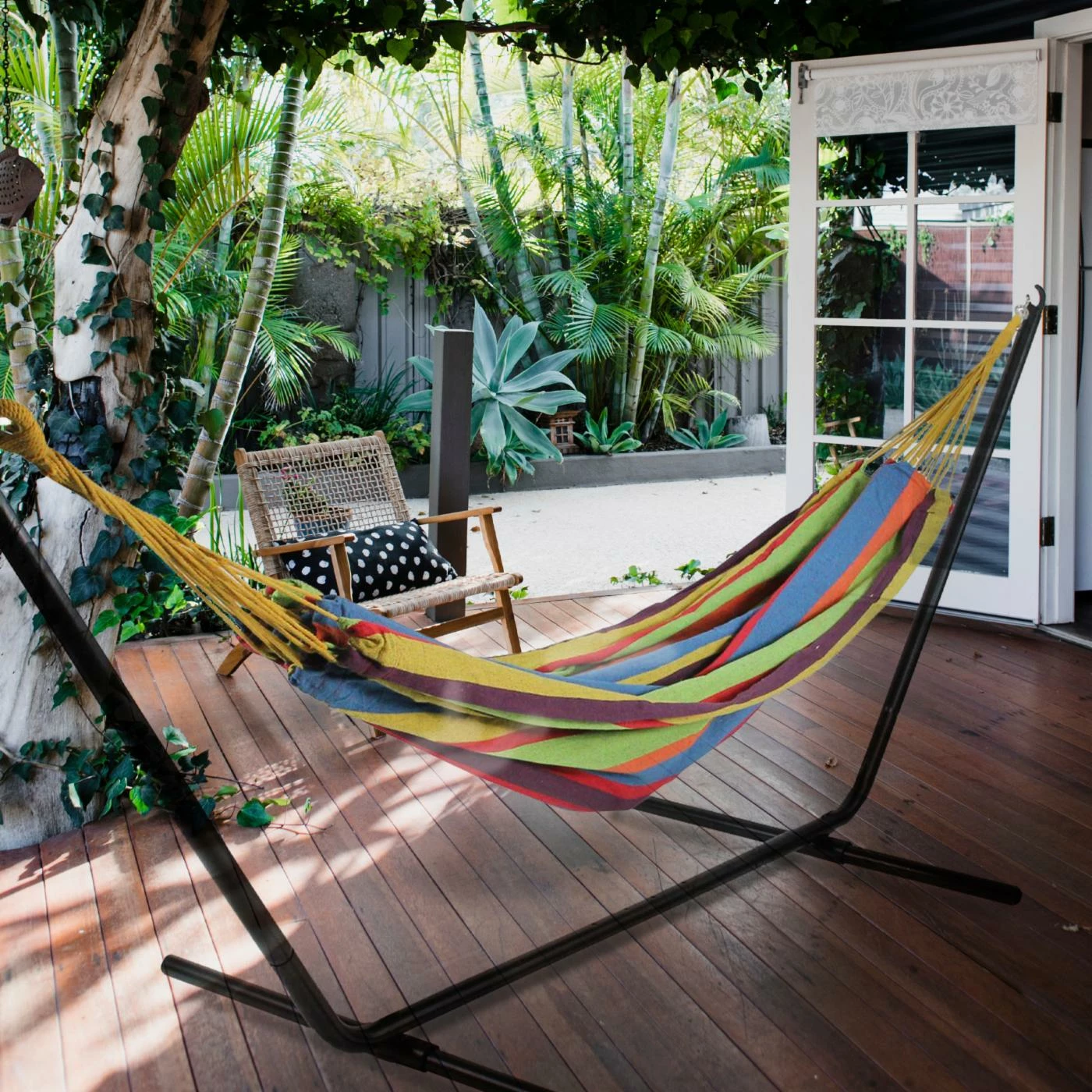 Wholesale ๐ Fabric Northlight 72 In. Striped Woven Double Brazilian Hammock ๐ 2 Wholesale ๐ Fabric Northlight 72 In. Striped Woven Double Brazilian Hammock ๐ - Image 2