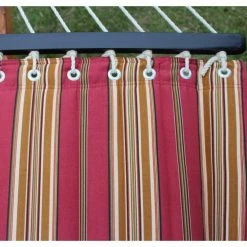 Best deal 🔥 Sunnydaze Decor 11 Ft. Sunnydaze Catalina Beach Quilted Double Hammock With Metal Stand 😀 -Hammocks store detailNETH046