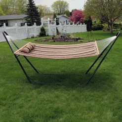Best reviews of β¨ Sunnydaze Decor Quilted Double Fabric Hammock With Steel Stand π 6 Best reviews of β¨ Sunnydaze Decor Quilted Double Fabric Hammock With Steel Stand π -Hammocks store detailNETH484