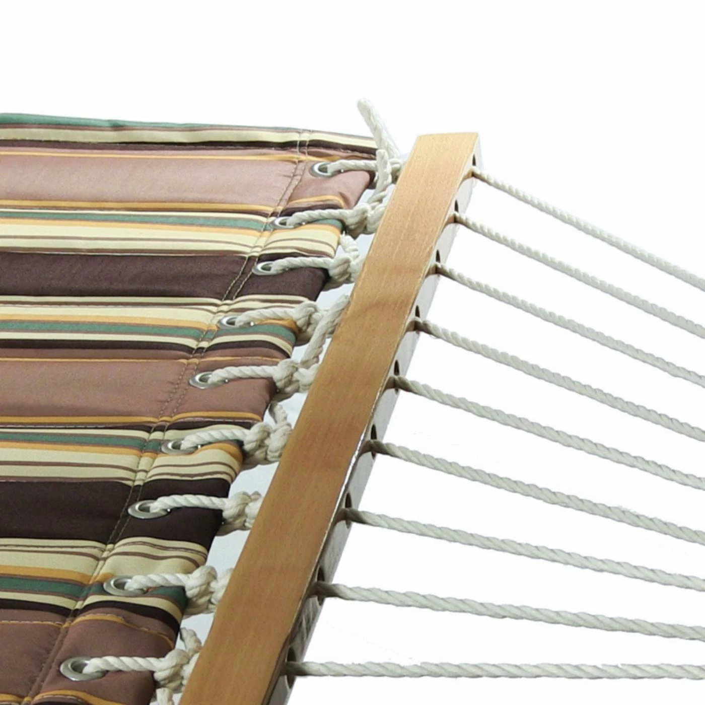 Outlet ๐ Sunnydaze Decor Quilted Fabric 12 Ft. Hammock With Spreader Bar And Stand ๐ 3 Outlet ๐ Sunnydaze Decor Quilted Fabric 12 Ft. Hammock With Spreader Bar And Stand ๐ - Image 3