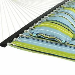 Cheapest ⭐ Sunnydaze Decor Quilted 2 Person Freestanding Hammock With Detachable Pillow And Stand 😀 -Hammocks store detailNETH502