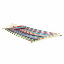 New π Fabric Sunnydaze Decor Cotton Hammock With Spreader Bar And Stand π₯ 7 New π Fabric Sunnydaze Decor Cotton Hammock With Spreader Bar And Stand π₯ -Hammocks store detailNETH503