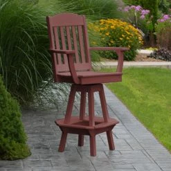 Best deal 🎉 A & L Furniture Swivel Chairs A & L Furniture Poly Classic Swivel Bar Stool 🛒