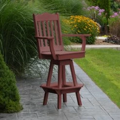 New 🥰 A & L Furniture Swivel Chairs A & L Furniture Poly Royal Swivel Bar Stool 🥰