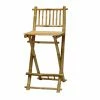 New 🧨 Counter Height Chairs Bamboo54 Wood Folding Patio Bar Stool 😍