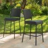 Buy ⌛ Best Selling Home Side Chairs Simone Patio Wicker Barstools 🔔