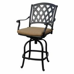 Best Sale 😍 Counter Height Chairs Darlee Ocean View Counter Height Patio Bar Stool With Cushion ✨