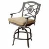 Best Sale 👍 Swivel Chairs Darlee Ten Star Swivel Counter Height Patio Bar Stool - Set Of 2 🔔