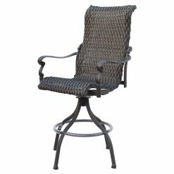 Flash Sale 😉 Swivel Chairs Darlee Victoria Wicker Swivel Patio Bar Stool - Set Of 2 😍