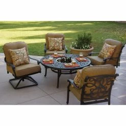 Hot Sale ๐ฅฐ Conversation Sets Darlee Santa Monica Cast Aluminum 5-Piece Round Conversation Tea Set ๐ฅฐ