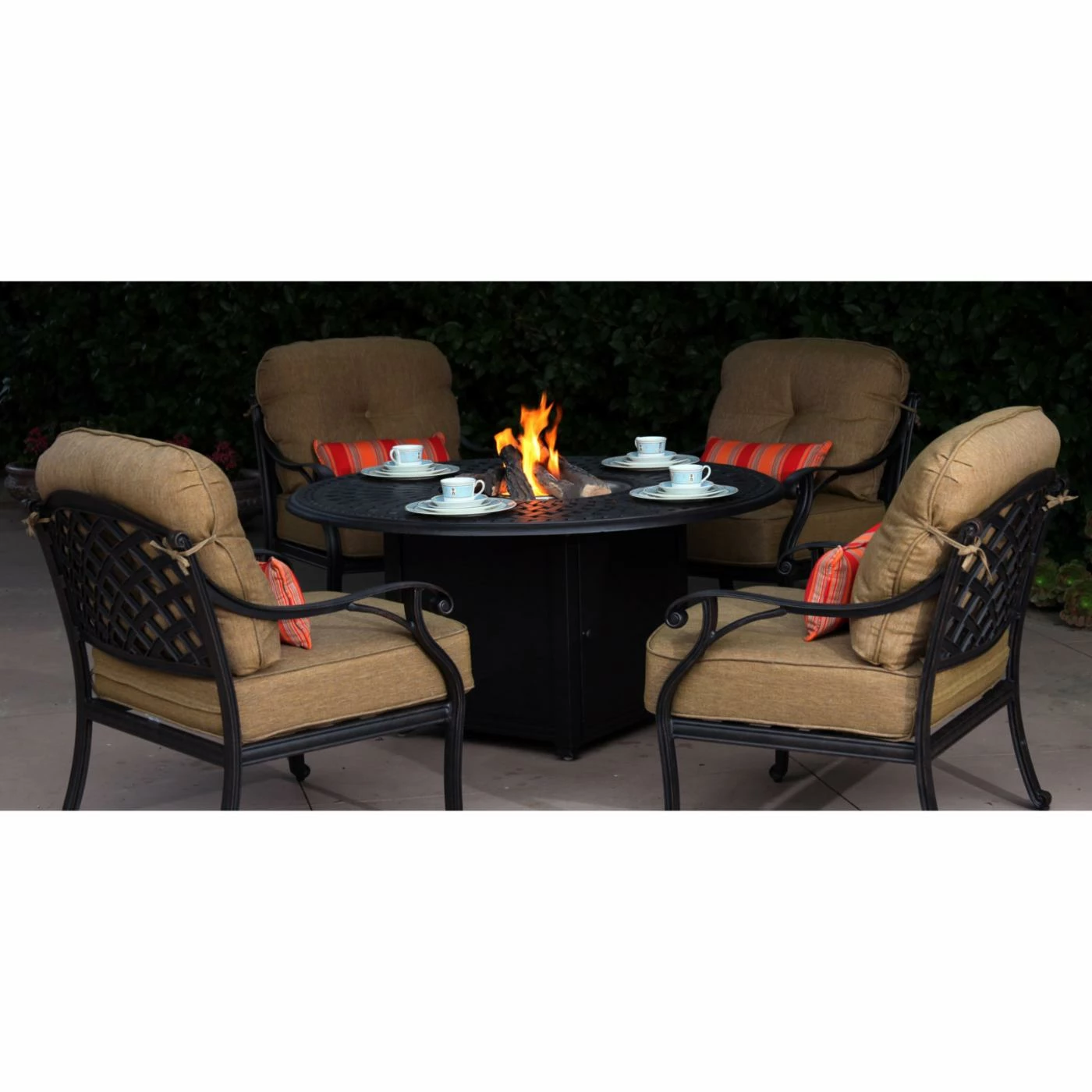 Best Pirce ๐ Conversation Sets Darlee Nassau 5 Piece Aluminum Fire Pit Patio Set ๐ 1 Best Pirce ๐ Conversation Sets Darlee Nassau 5 Piece Aluminum Fire Pit Patio Set ๐