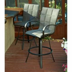 Cheapest 🎁 Swivel Chairs Outdoor GreatRoom Empire Barstools - Set Of 2 ✨