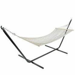 Brand new ✔️ Fabric Northlight 78 X 31 In. Macrame Spreader Bars Hammock 🤩