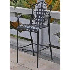 Best reviews of 🌟 Bar Height Chairs International Caravan Mandalay Outdoor Bar Stools - Set Of 2 🛒