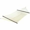 Deals ✔️ Sunnydaze Decor Sunnydaze 11 Ft. Cotton Rope Double Hammock With Spreader Bar 🎉